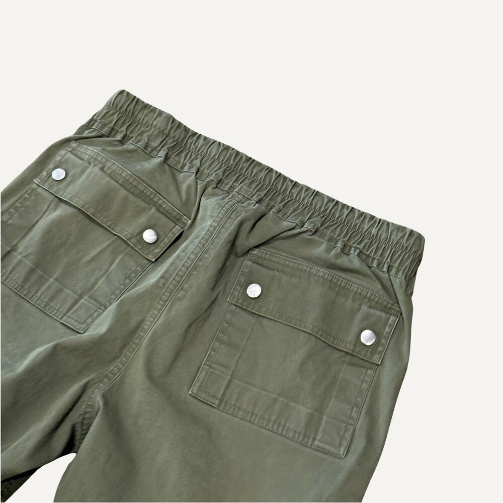Rick Owens Skinny Jogger Pants Olive Green Drawstring Sz S - Picture 5 of 10